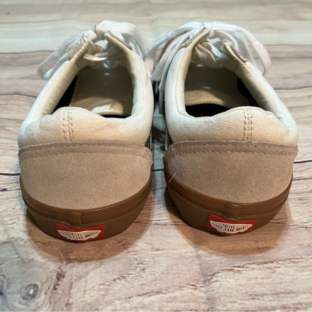 Vans Old Skool Pro Shoes Sneakers Marshmallow/ Alpine - Picture 3 of 7